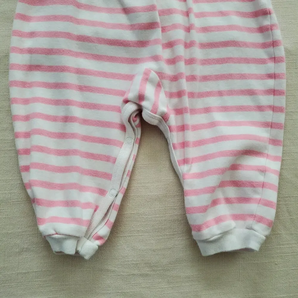 Vintage Striped Pantsuit + Shirt Set 9-12 months - Picture 3 of 8